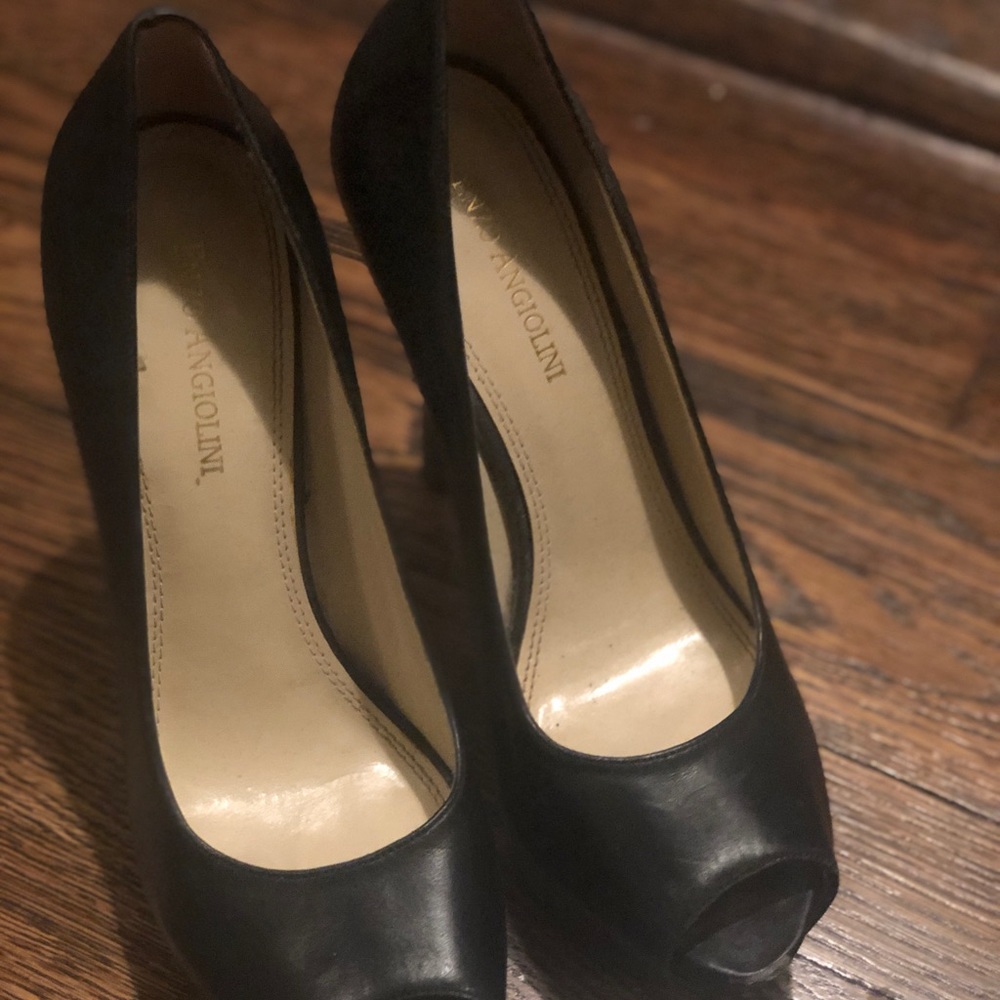 Enzo angiolini peep toe heels